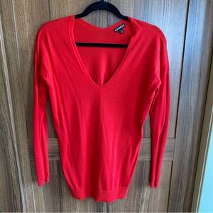 Express Like New Deep V-neck sweater